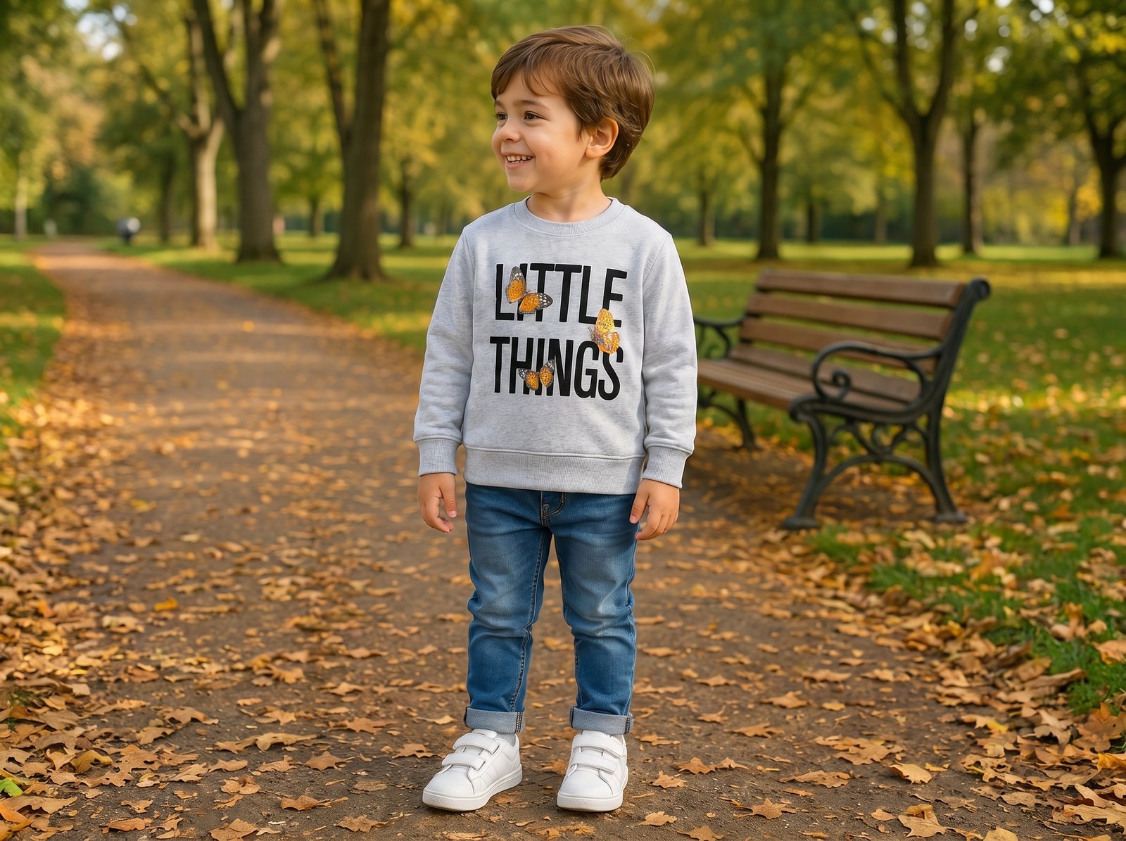 Grey Little Things Sweatshirt
