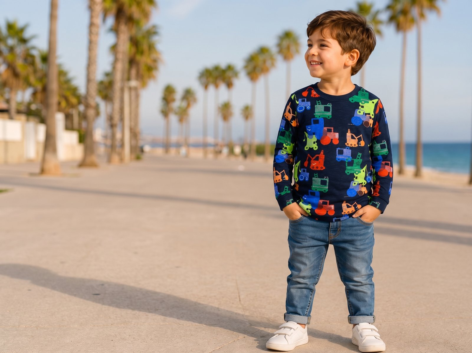 Blue Tractor Sweatshirt