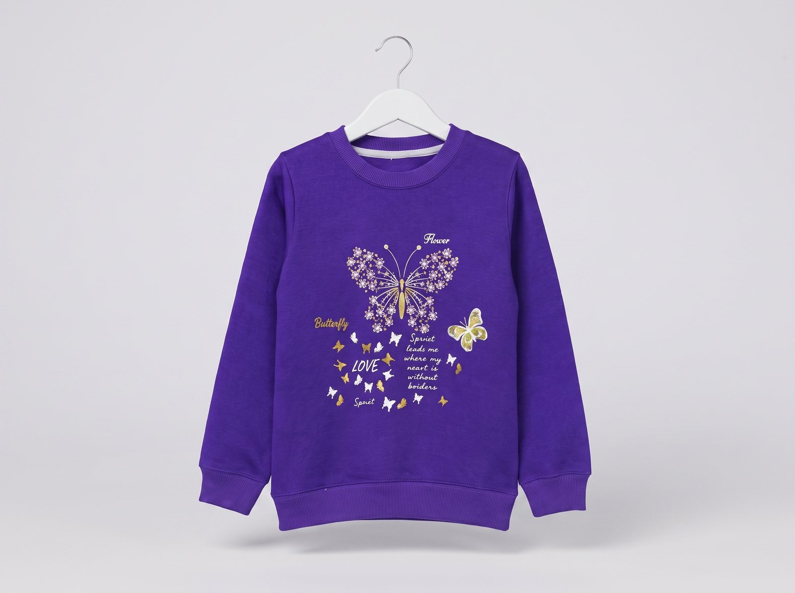 Red Butterfly Sweatshirt
